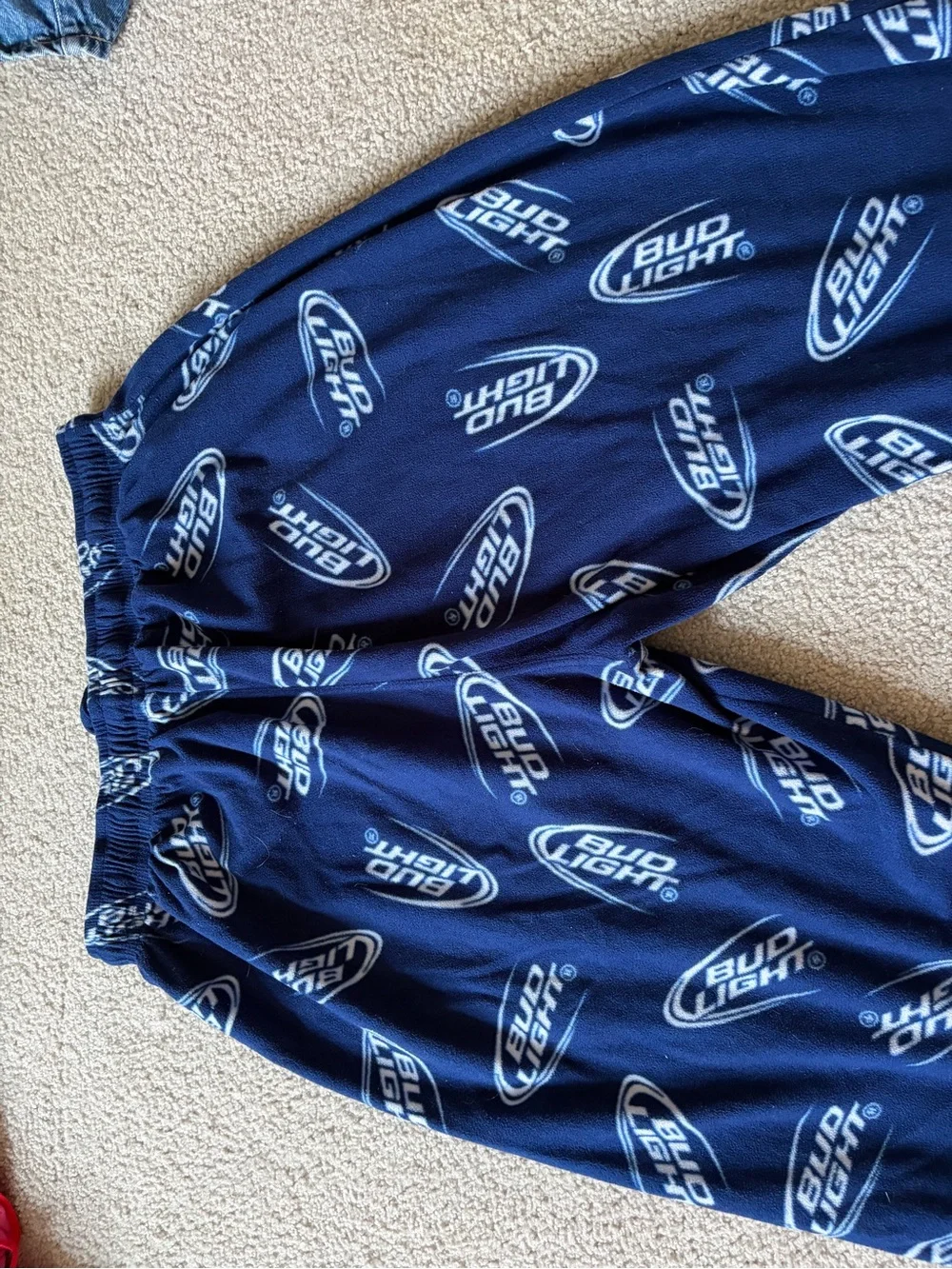Bud Light Logo Men’s Navy Lounge Joggers